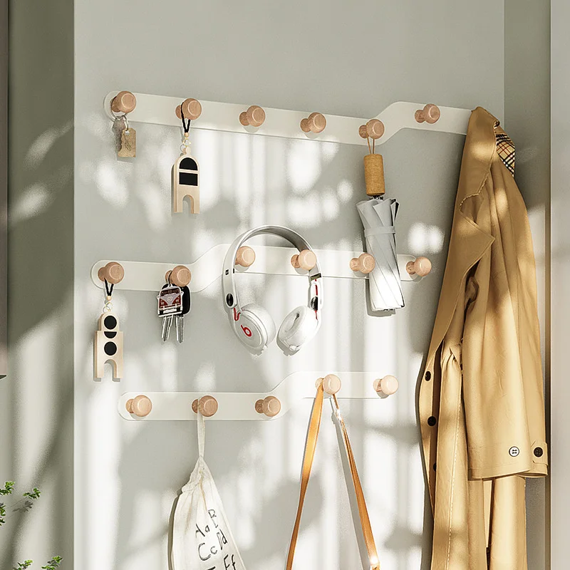 Nordic Minimalist Wall Hooks Metal Wrought Iron Towel Hooks Beech Hooks Clothes Hangers Multi-scene Suitable For Wall Hangers
Nordic Minimalist Wall Hooks Metal Wrought Iron Towel Hooks Beech Hooks Clothes Hangers Multi-scene Suitable For Wall Hangers
