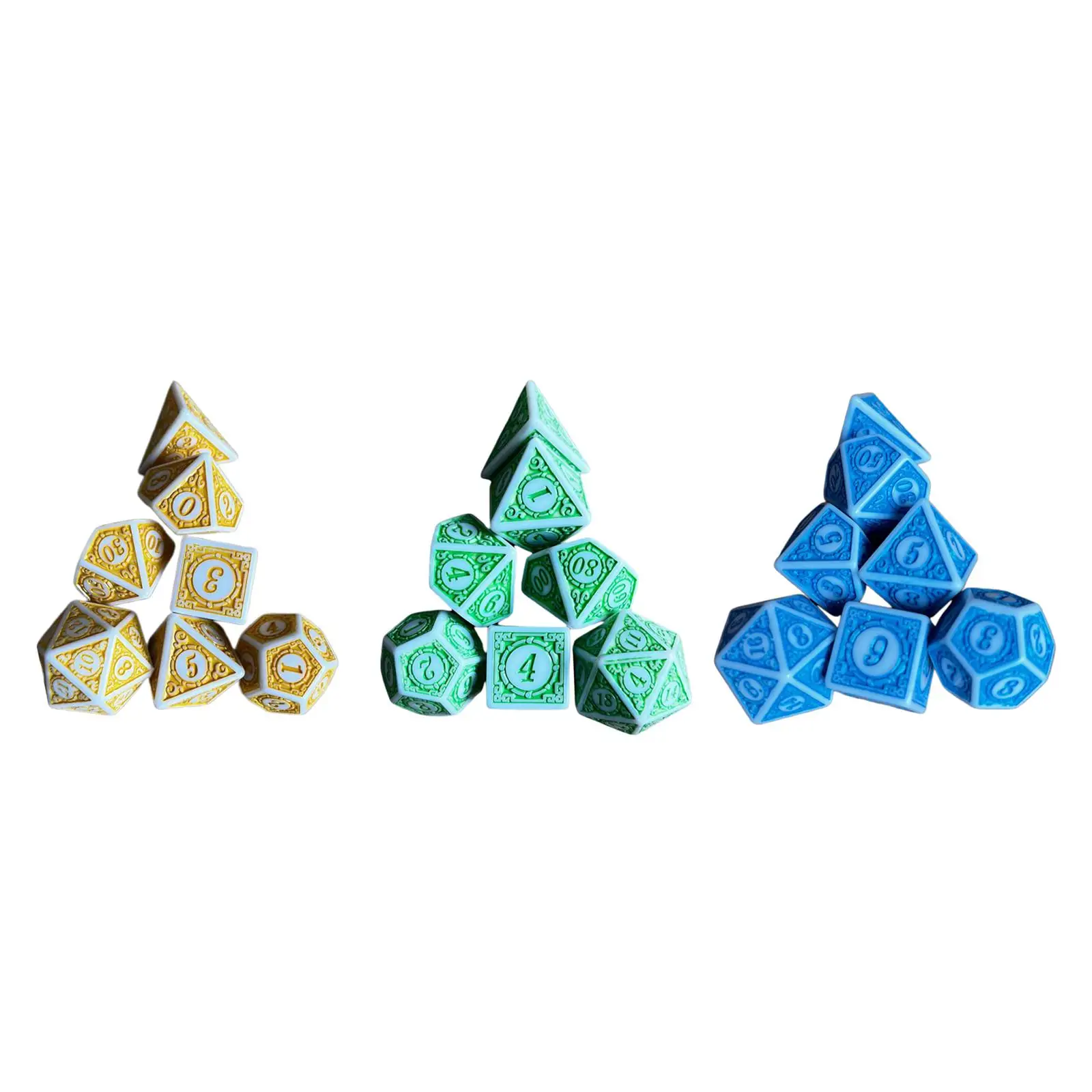 7Pcs Acrylic Dices Entertainment Toys D4-d20 Multi Sided Dices Polyhedral Dices for Table Games Party Game Card Game Card Games
7Pcs Acrylic Dices Entertainment Toys D4-d20 Multi Sided Dices Polyhedral Dices for Table Games Party Game Card Game Card Games