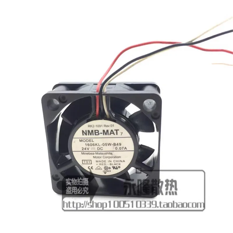 Оригинальный 1606KL-05W-B49 24 В 0,07 а 40*40*15 мм 4 см преобразователь частоты Вентилятор охлаждения станка с ЧПУ
Оригинальный 1606KL-05W-B49 24 В 0,07 а 40*40*15 мм 4 см преобразователь частоты Вентилятор охлаждения станка с ЧПУ