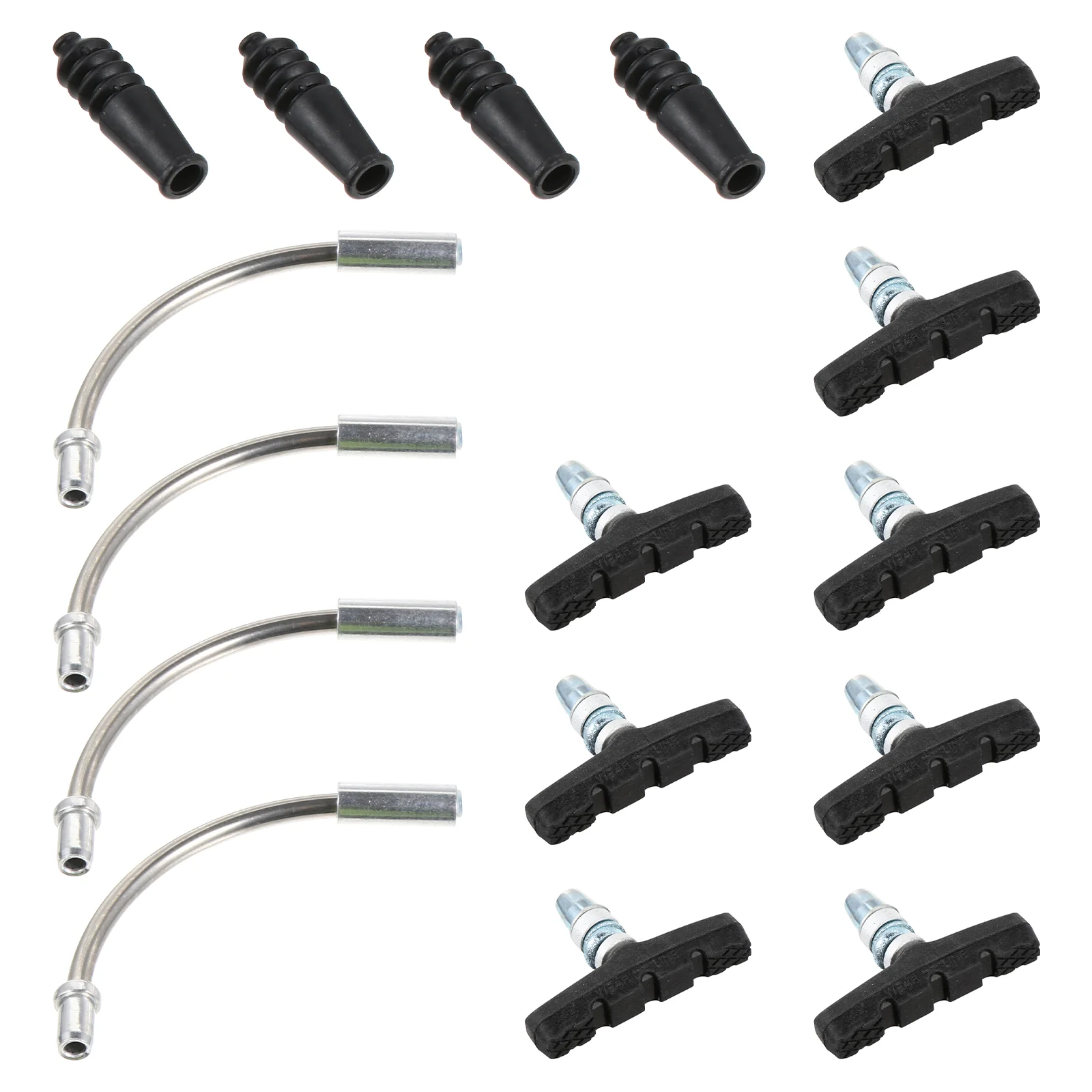 16 Pcs Accessories Bike Disc Brake Brakes Pads Blocks V Aluminum Alloy at Both Ends V-shape V-brake Bikes
16 Pcs Accessories Bike Disc Brake Brakes Pads Blocks V Aluminum Alloy at Both Ends V-shape V-brake Bikes