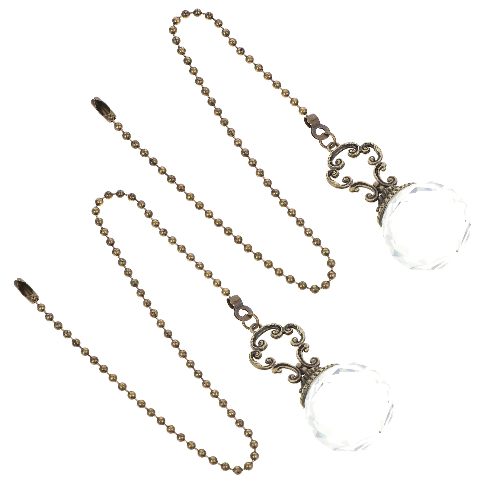 2 Pcs Fan Light Hanging Chain Lamp Parts Lamps Pull Extender Crystal Decorative Pulling
2 Pcs Fan Light Hanging Chain Lamp Parts Lamps Pull Extender Crystal Decorative Pulling
