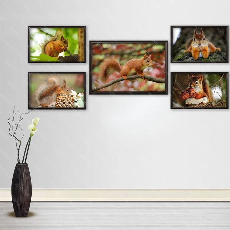 Canvas Painting Animal Wall Art Cute Squirrel Posters And Prints Wall Pictures For Room Decoration Home Decor Customizable
Canvas Painting Animal Wall Art Cute Squirrel Posters And Prints Wall Pictures For Room Decoration Home Decor Customizable
