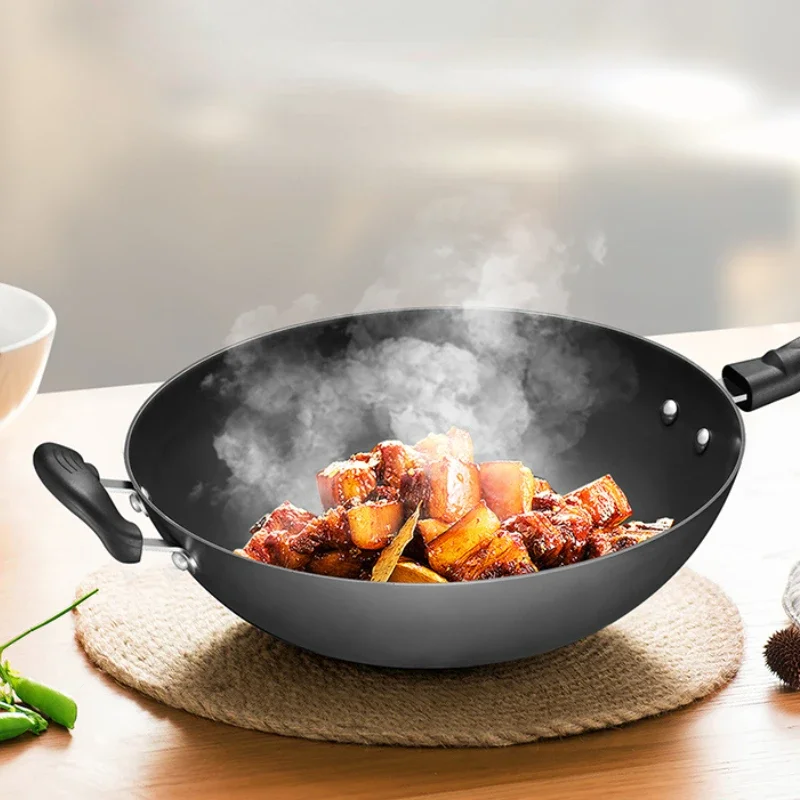 Cast Iron Cookware Wok Cooking Pot Vegetable Uncoated Large Non Stick Wok Stove Gas Induction Cooker Chinese Wok Pan Utensils
Cast Iron Cookware Wok Cooking Pot Vegetable Uncoated Large Non Stick Wok Stove Gas Induction Cooker Chinese Wok Pan Utensils