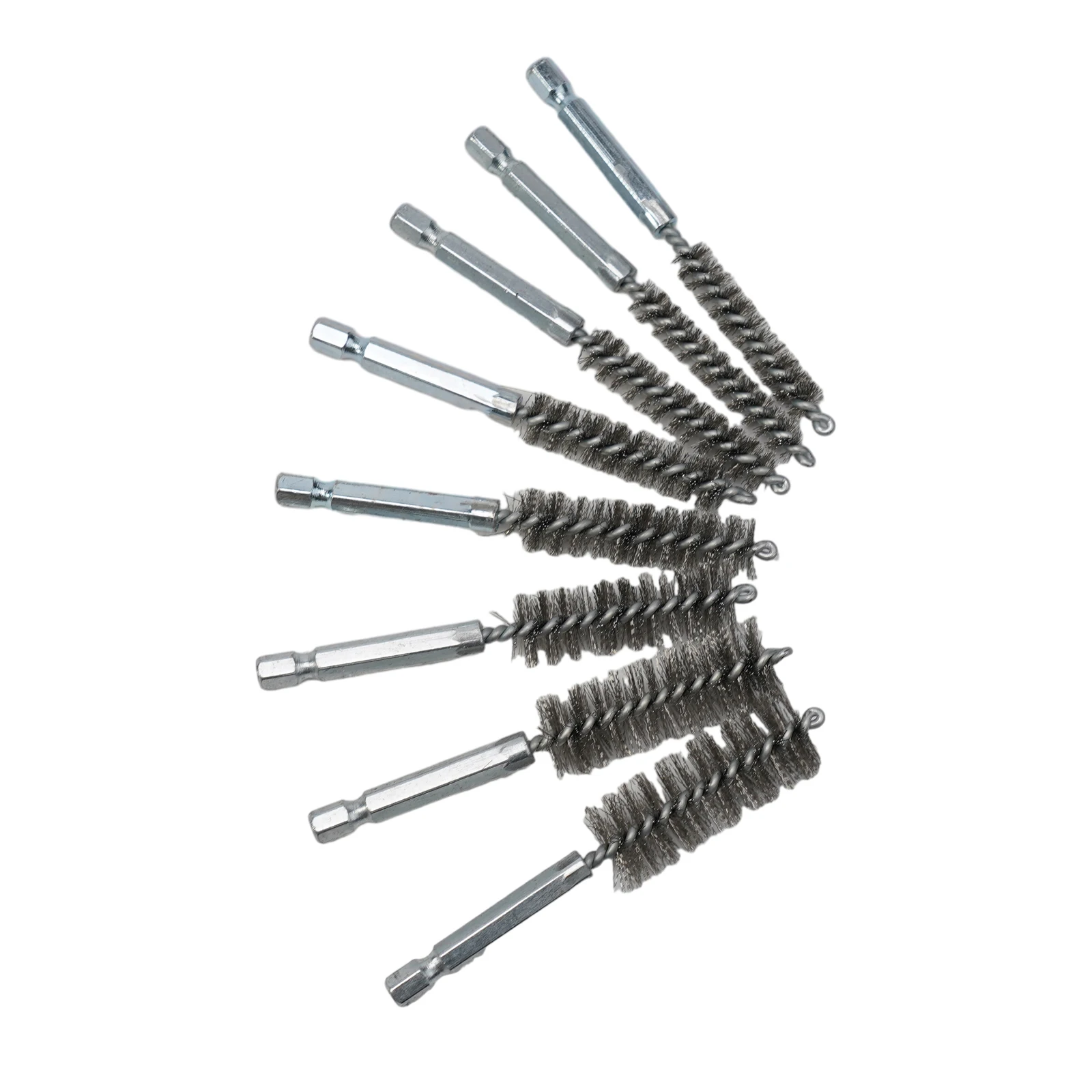 8pcs Drill Brush 8-19mm Wire Tube Cleaning Drill Brush For Rust Removal Cleaner Washing Polishing Electric Grinder Power Tool
8pcs Drill Brush 8-19mm Wire Tube Cleaning Drill Brush For Rust Removal Cleaner Washing Polishing Electric Grinder Power Tool