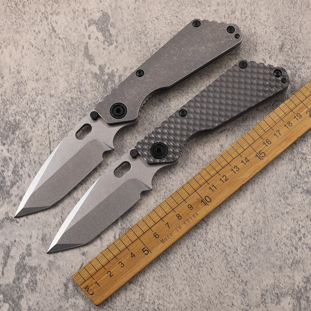 Folding D2 Blade TC4 Titanium Alloy Handle Outdoor Tactical Defense Hunting Camping EDC Tool Knife 
Folding D2 Blade TC4 Titanium Alloy Handle Outdoor Tactical Defense Hunting Camping EDC Tool Knife