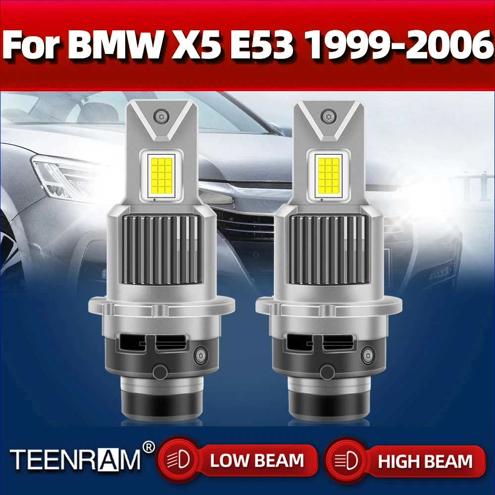 

D2S Canbus Led Headlights Bulb 150W 60000LM HID Xenon Lamp 12V Car Light 6000K For BMW X5 E53 1999-2001 2002 2003 2004 2005 2006