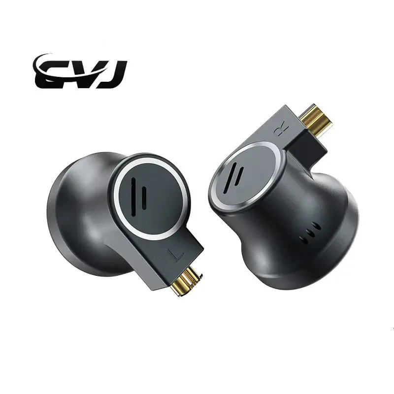 

CVJ Seven 1DD+1 Vibration Flat Plug In Ear Wired Hifi Earphones Gaming Esports Specific Boom Monitor Headphone with Microphone