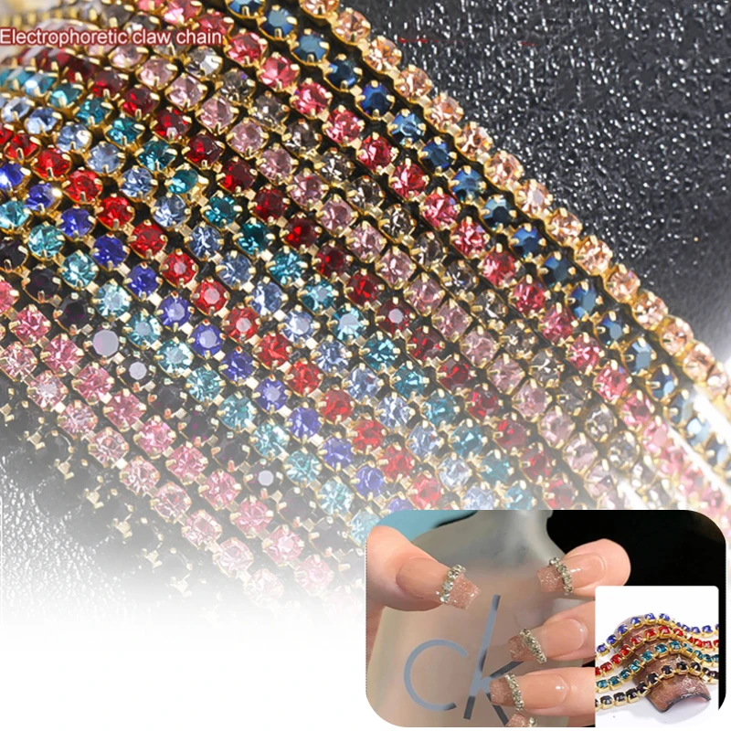 Claw Chain Nail Rhinestone 3D Metal Silver Sewing Rhinestones Crystal Tassel Diy Clothes Earring Accessories Diamond Chain
Claw Chain Nail Rhinestone 3D Metal Silver Sewing Rhinestones Crystal Tassel Diy Clothes Earring Accessories Diamond Chain