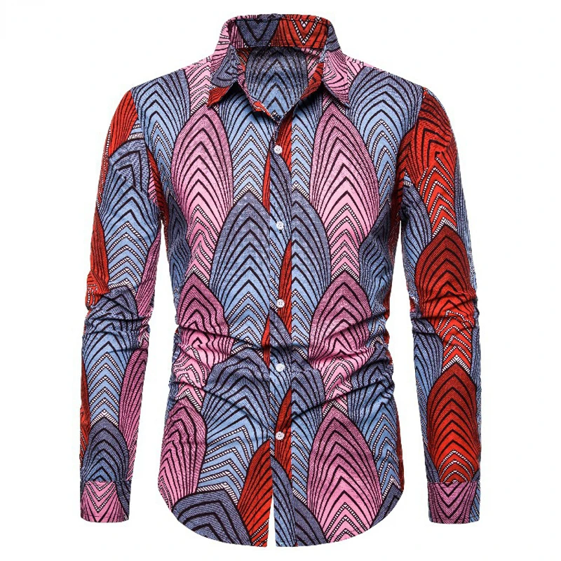 African Print Shirt Men New Batik Wax Cotton Dress Shirts Mens Long Sleeve Traditional Africa Clothing
African Print Shirt Men New Batik Wax Cotton Dress Shirts Mens Long Sleeve Traditional Africa Clothing