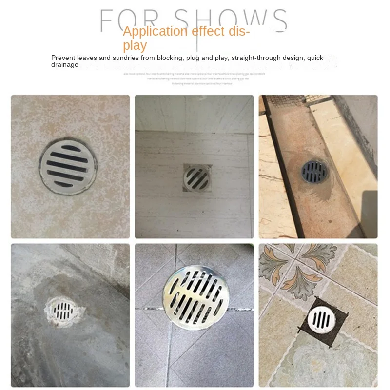 Outdoor Balcony Floor Drain Stainless Steel Drainage Roof Round Floor Drain Cover Rain Pipe Cap for Garden Floor Drain 3 Mallzona Se5e780832195413bab66ac2480a19cedz Outdoor Balcony Floor Drain Stainless Steel Drainage Roof Round Floor Drain Cover Rain Pipe Cap for Garden Floor Drain Mallzona