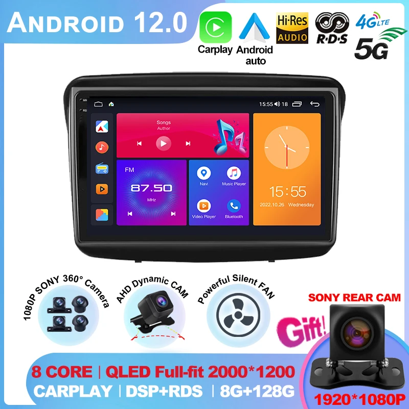 Автомагнитола для Mitsubishi Pajero Sport 2 L200 Triton 2008-2016 Android 13, мультимедийный видеоплеер с GPS-навигацией
Автомагнитола для Mitsubishi Pajero Sport 2 L200 Triton 2008-2016 Android 13, мультимедийный видеоплеер с GPS-навигацией