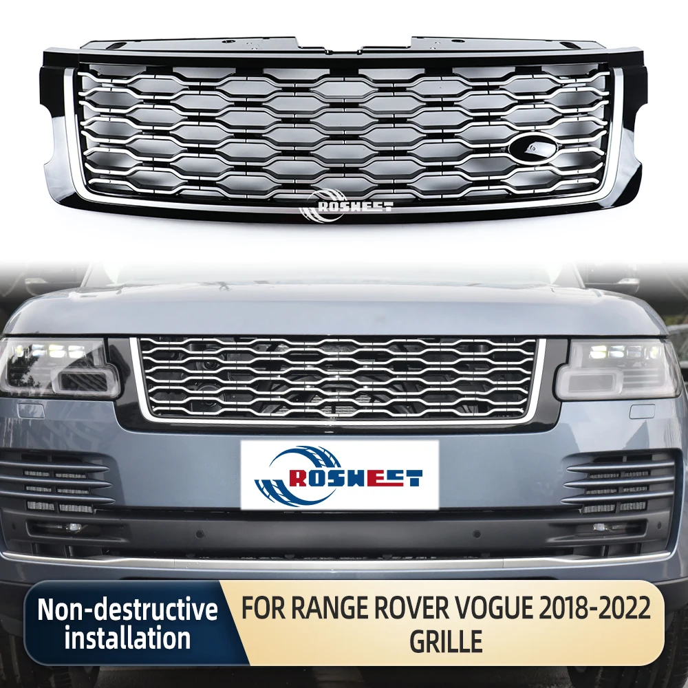 Car Front Bumper Grille For Land Rover Range Rover Vogue 2018-2022 L405 Grille Car Accessories
Car Front Bumper Grille For Land Rover Range Rover Vogue 2018-2022 L405 Grille Car Accessories