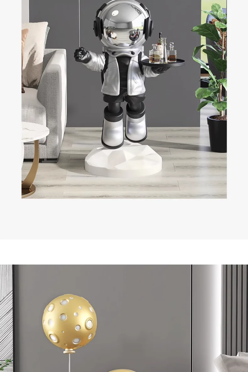 Large Creative Astronaut Astronaut Floor-standing Storage Ornaments, Smart Home Decorations, Bluetooth Speaker Functions Large Creative Astronaut Astronaut Floor-standing Storage Ornaments, Smart Home Decorations, Bluetooth Speaker Functions