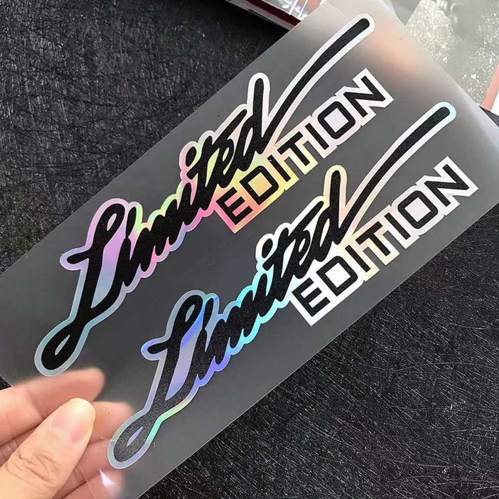 2Pcs Car Motorcycle Side Decals Laser Rainbow Strip Helmet Stickers LIMITED EDITION Car Auto Motocycle Reflective Sticker Decals
2Pcs Car Motorcycle Side Decals Laser Rainbow Strip Helmet Stickers LIMITED EDITION Car Auto Motocycle Reflective Sticker Decals