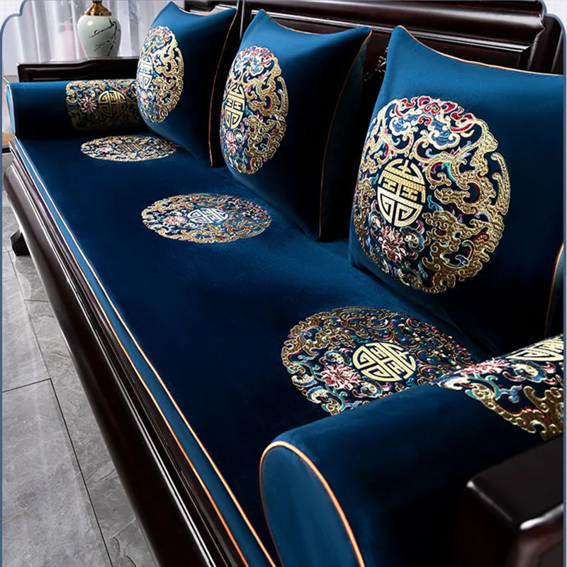 New Chinese Cushion Cover Modern Simple Velvet Sofa Living Room Embroidered Pillowcase Home Decoration Rectangular Waist Pillow
New Chinese Cushion Cover Modern Simple Velvet Sofa Living Room Embroidered Pillowcase Home Decoration Rectangular Waist Pillow