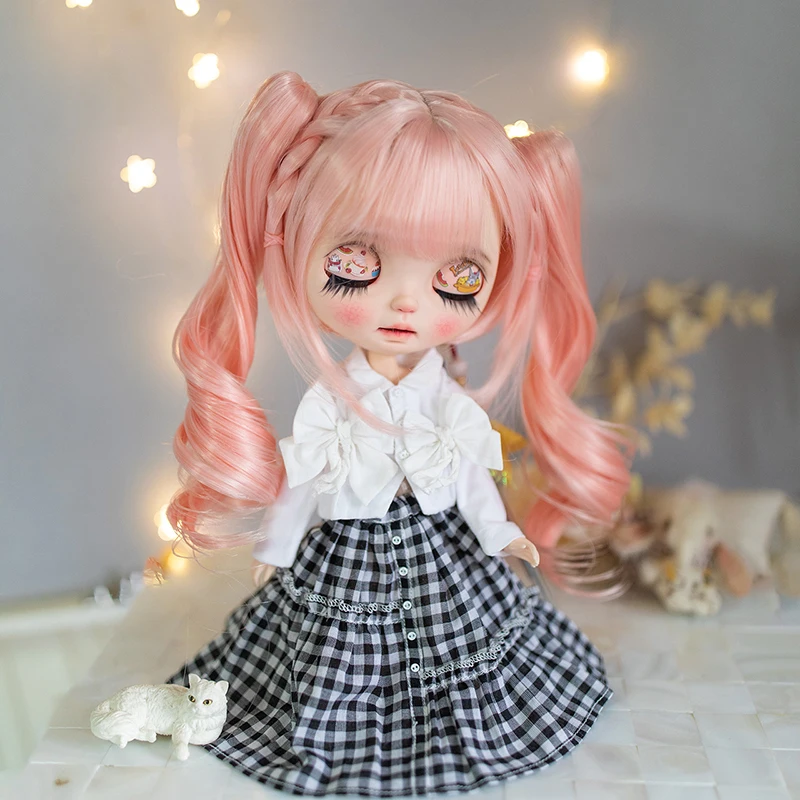 BJD Doll Wig For Blythe Size Dolls Accessories Wig Toy Tress For Dolls High Temperature Silk Double Ponytail Girls Doll
BJD Doll Wig For Blythe Size Dolls Accessories Wig Toy Tress For Dolls High Temperature Silk Double Ponytail Girls Doll