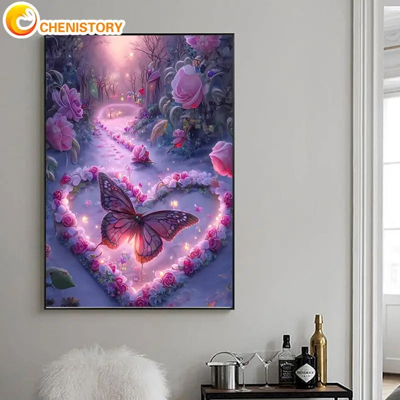CHENISTORY Picture By Number Butterfly Flowers Road Kits Home Decor Painting By Numbers Drawing On Canvas Handpainted Art
CHENISTORY Picture By Number Butterfly Flowers Road Kits Home Decor Painting By Numbers Drawing On Canvas Handpainted Art