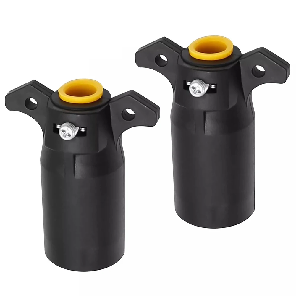 7 Way Round RV Style Trailer Light Plug Connector Sturdy Material Secure Grip OEM Includes 2 Pcs High Universality Fitment
7 Way Round RV Style Trailer Light Plug Connector Sturdy Material Secure Grip OEM Includes 2 Pcs High Universality Fitment