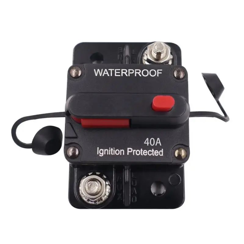 30A 40A 50A 60A 70A 80A Circuit Breaker Fuse Inverter With Manual Reset Button Switch 12V-48VDC Waterproof
30A 40A 50A 60A 70A 80A Circuit Breaker Fuse Inverter With Manual Reset Button Switch 12V-48VDC Waterproof