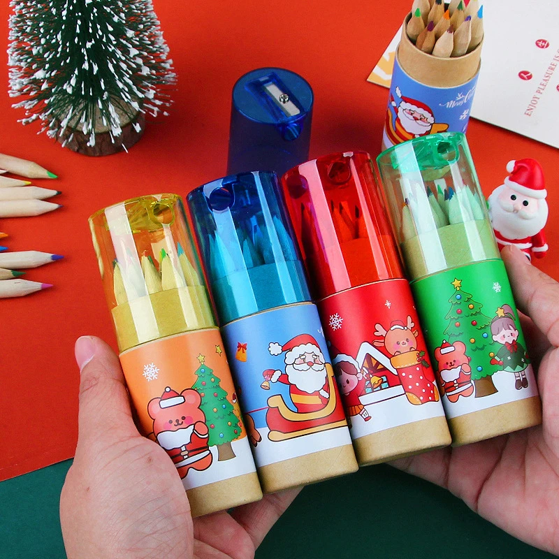 12pcs /set Creative Christmas Animal 12 Colors Pencil Set Cartoon Painting Drawing Art Colored Pencils Stationery Gift
12pcs /set Creative Christmas Animal 12 Colors Pencil Set Cartoon Painting Drawing Art Colored Pencils Stationery Gift