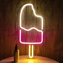 Ice Cream Shape Neon Light LED Neon Sign Acrylic Board Wall Hanging Lamps Room Party Decor Kids Birthday Gift USB Powered
Ice Cream Shape Neon Light LED Neon Sign Acrylic Board Wall Hanging Lamps Room Party Decor Kids Birthday Gift USB Powered