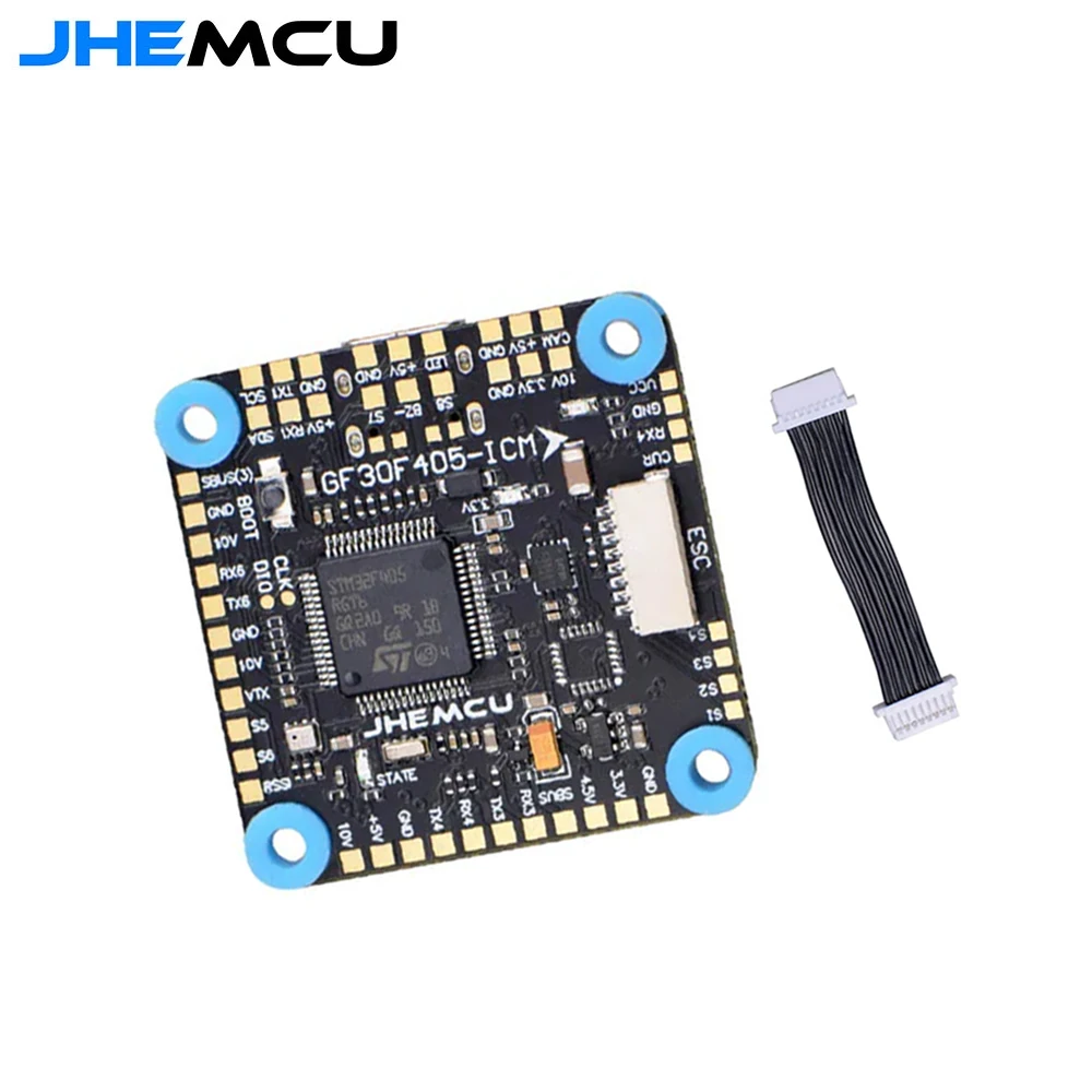 JHEMCU GF30F405-ICM Baro OSD BalckBox 5 в 10 в Dual BEC F405 Контроллер полета 3-8S 30x30 мм для радиоуправляемых FPV запчастей для фристайла
JHEMCU GF30F405-ICM Baro OSD BalckBox 5 в 10 в Dual BEC F405 Контроллер полета 3-8S 30x30 мм для радиоуправляемых FPV запчастей для фристайла