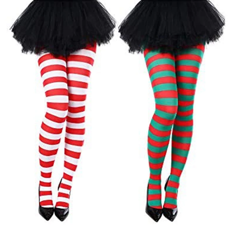 2 Set Footed Panty Hose Red White + Red Green 100-110Cm For Any Woman, Girl Or For BOY Who Enjoys Wearing Colorful Gothic Tights
2 Set Footed Panty Hose Red White + Red Green 100-110Cm For Any Woman, Girl Or For BOY Who Enjoys Wearing Colorful Gothic Tights