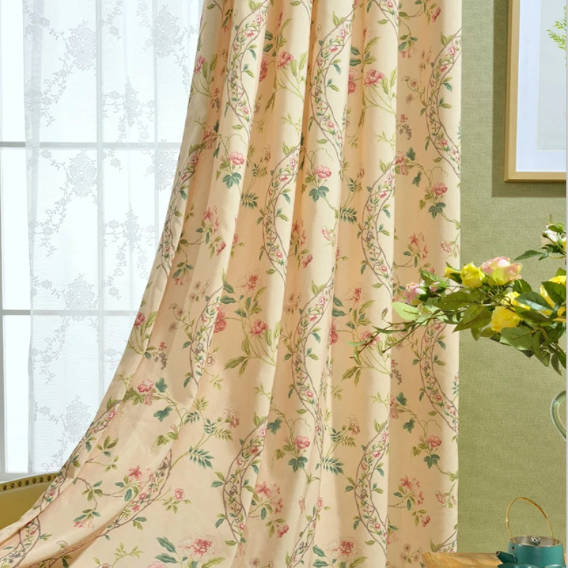 Rustic American Country Style Curtains for Living Dining Room Bedroom Lingering Modern Polyester Cotton Printing Villa Custom
Rustic American Country Style Curtains for Living Dining Room Bedroom Lingering Modern Polyester Cotton Printing Villa Custom