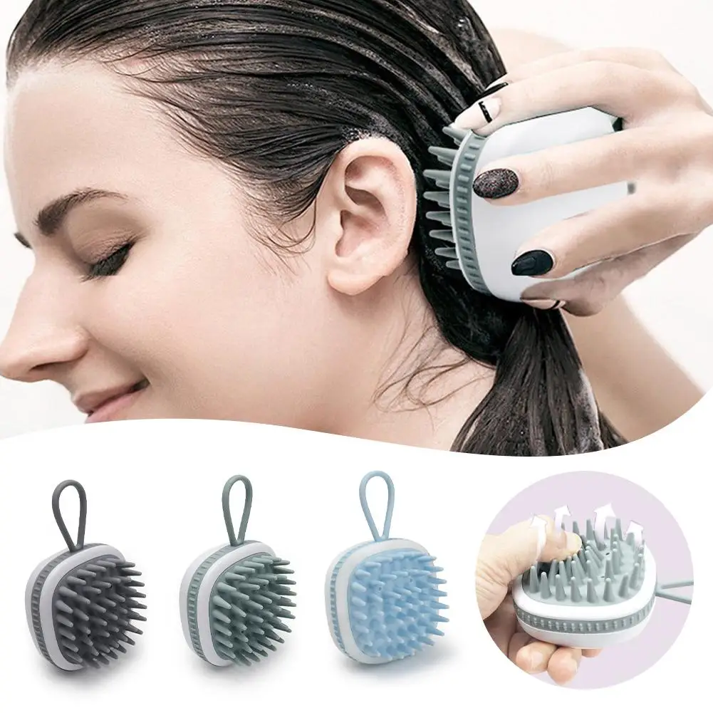 

Soft Silicone Head Body Scalp Massage Brush Comb Shampoo Brush Hair Spa Shampoo Bath Brush Slimming Shower Massage Washing Y2Q4