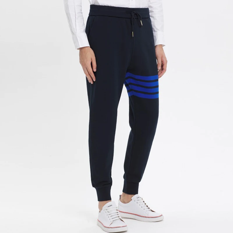 TB THOM Stretch Knit Jogger Pants Korean Style Men's Sportstyle Casual Trousers Spring Workout Sweatpants with Drawstring
TB THOM Stretch Knit Jogger Pants Korean Style Men's Sportstyle Casual Trousers Spring Workout Sweatpants with Drawstring