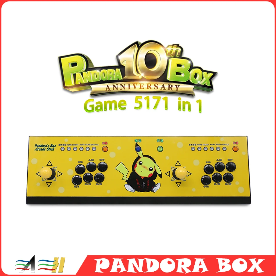 

NEW Pandora Box 10th 5116 in 1 Joystick Retro Arcade Kit Console Boxing Video Game Console for Family Entertainment with 3D Game