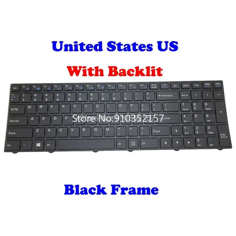 

UK GR US RU JP SL BE Backlit Keyboard For CLEVO NB50TG NB50TH NB60TH NB50TL NB50TJ1 NB60TJ1 NB50TK1 NB55TK1 German English