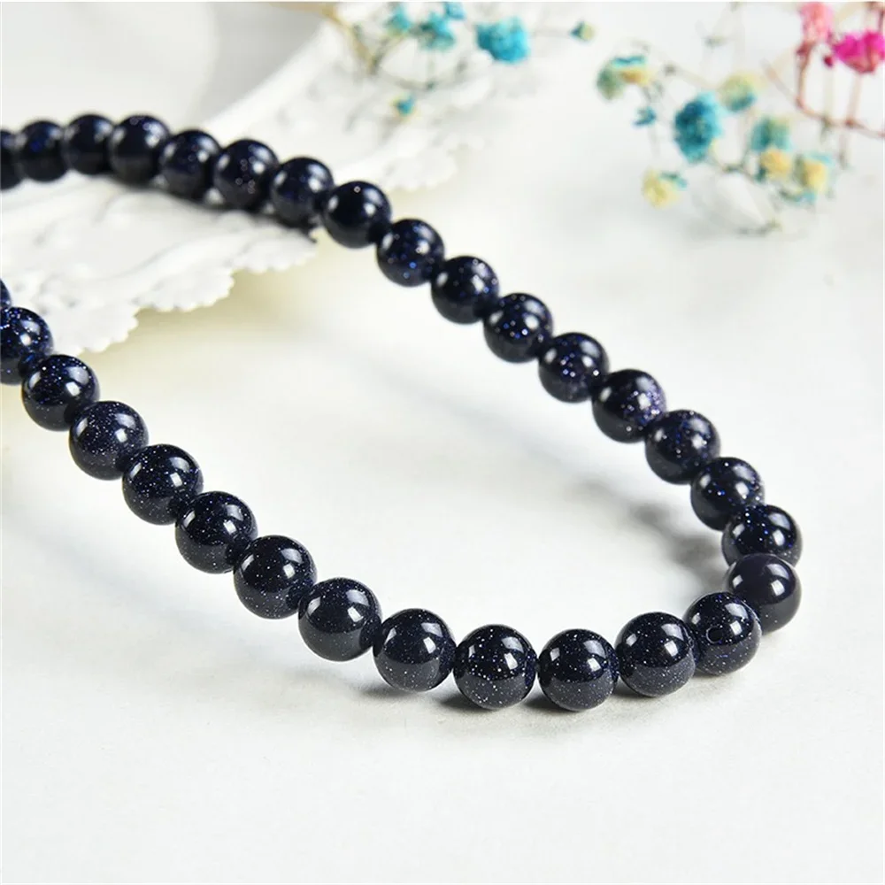 6-14mm Blue Sandstone Loose Round Beads for Jewelry Making Natural Stone DIY Charm Women Necklace Bracelet Keychain Pendant
6-14mm Blue Sandstone Loose Round Beads for Jewelry Making Natural Stone DIY Charm Women Necklace Bracelet Keychain Pendant
