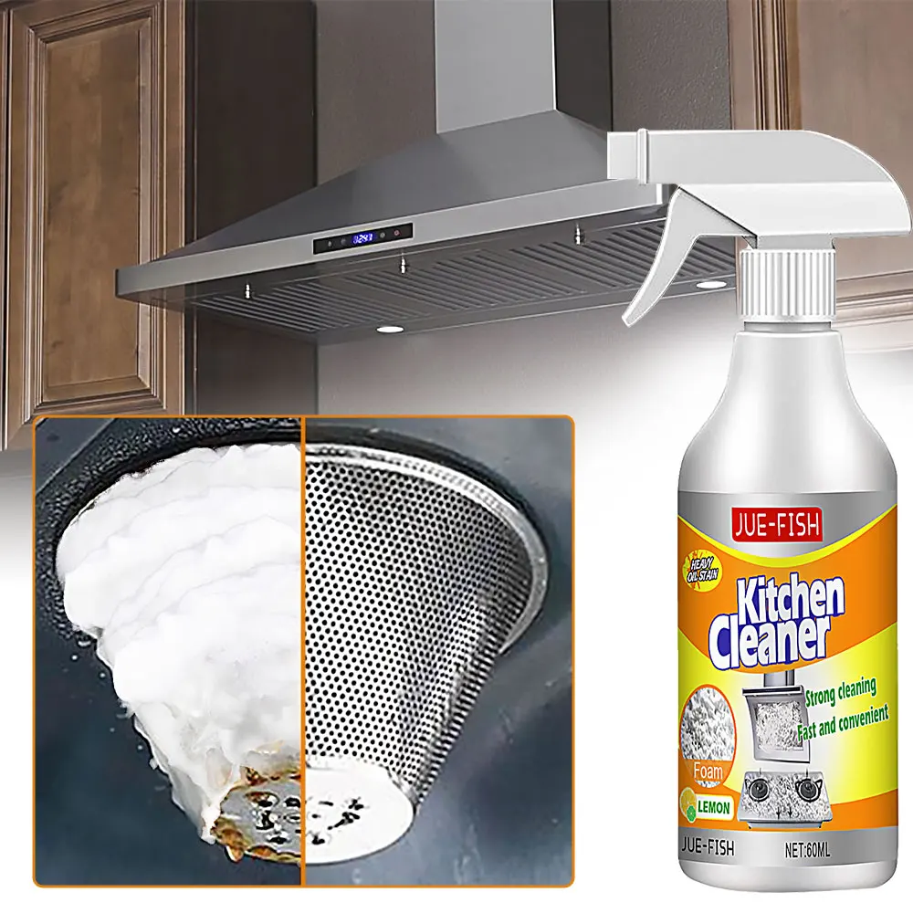 Powerful Rinse-Free Bubble Cleaner Degreasing Cleaning Spray Powerful Stain Removal Foam Cleaner for Kitchen and Bathroom Use
Powerful Rinse-Free Bubble Cleaner Degreasing Cleaning Spray Powerful Stain Removal Foam Cleaner for Kitchen and Bathroom Use