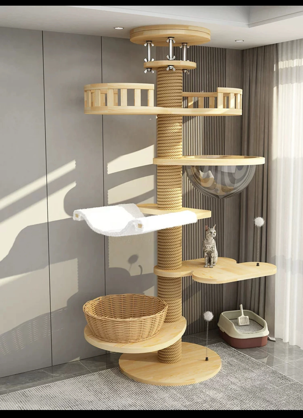 Tongtian column cat crawl frame window accessories pvc indomitable spirit cat crawl frame so
Tongtian column cat crawl frame window accessories pvc indomitable spirit cat crawl frame so
