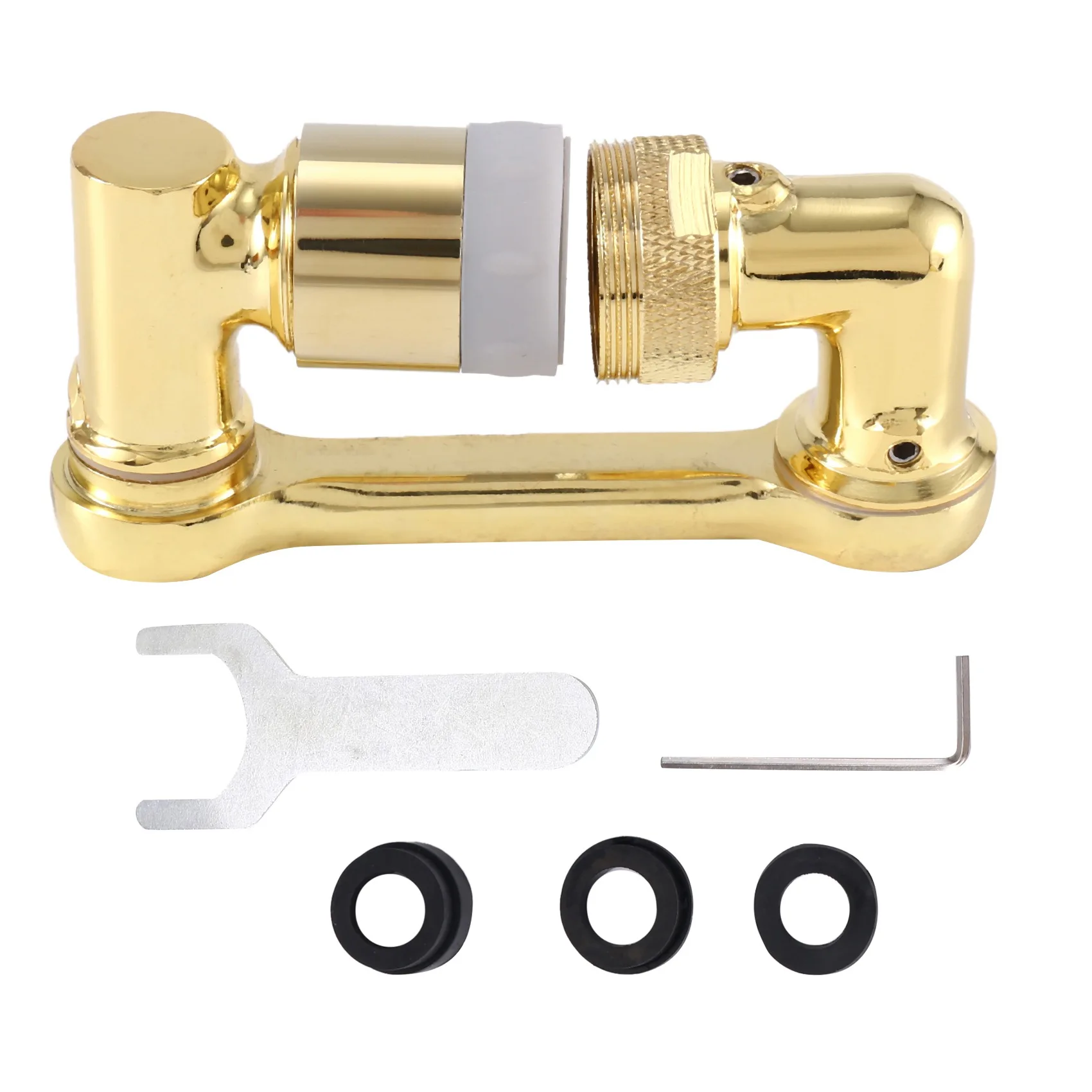 1080° Universal Rotation Faucet Sprayer Head Dual Effluent Washbasin Kitchen Robot Arm Extension Faucets Gold
1080° Universal Rotation Faucet Sprayer Head Dual Effluent Washbasin Kitchen Robot Arm Extension Faucets Gold