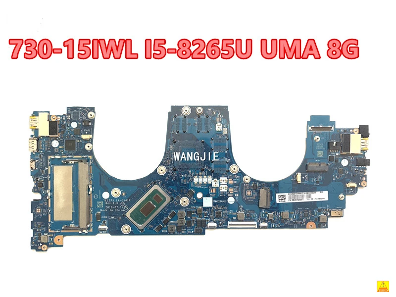 Used For Lenovo Yoga 730-15IWL Motherboard 5B20T04891 MB CPU I5-8265U RAM 8GB ELZP5 LA-G541P 100% Tested
Used For Lenovo Yoga 730-15IWL Motherboard 5B20T04891 MB CPU I5-8265U RAM 8GB ELZP5 LA-G541P 100% Tested