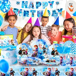 Disney Frozen Party Supplies,172pcs Frozen Party Decorations&Tableware-Banner Balloons Plates etc Frozen Birthday Party Supplies Disney Frozen Party Supplies,172pcs Frozen Party Decorations&Tableware-Banner Balloons Plates etc Frozen Birthday Party Supplies