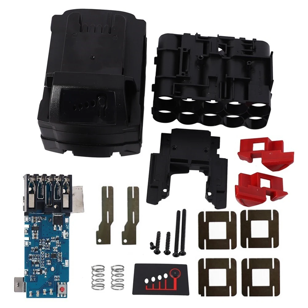 Battery Plastic Case Charging Protection Circuit Board 18V PCB Board for Battery Pack Assembly and Repair Black
Battery Plastic Case Charging Protection Circuit Board 18V PCB Board for Battery Pack Assembly and Repair Black