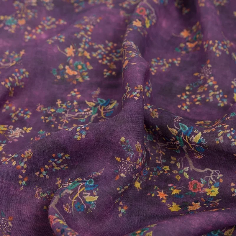 Purple high-quality natural ramie cloth Chinese long skirt summer thin tissue DIY sewing d0signer by the meter fabric for dresse
Purple high-quality natural ramie cloth Chinese long skirt summer thin tissue DIY sewing d0signer by the meter fabric for dresse