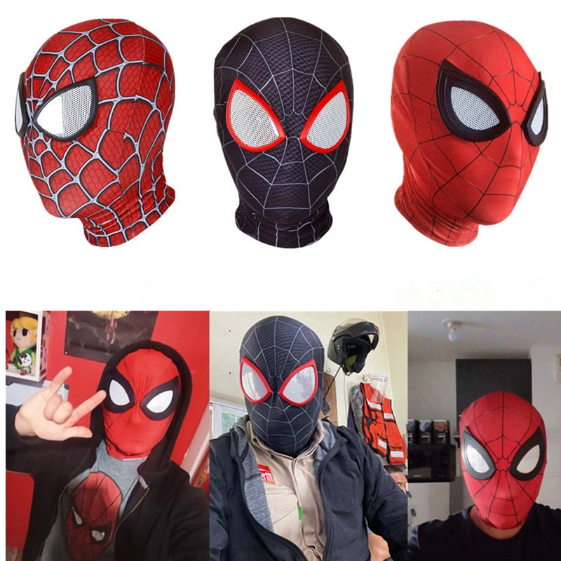 Superhero Spider Man Spiderman Cosplay Milk Silk Mask Helmet Costume Accessory Halloween Props
Superhero Spider Man Spiderman Cosplay Milk Silk Mask Helmet Costume Accessory Halloween Props