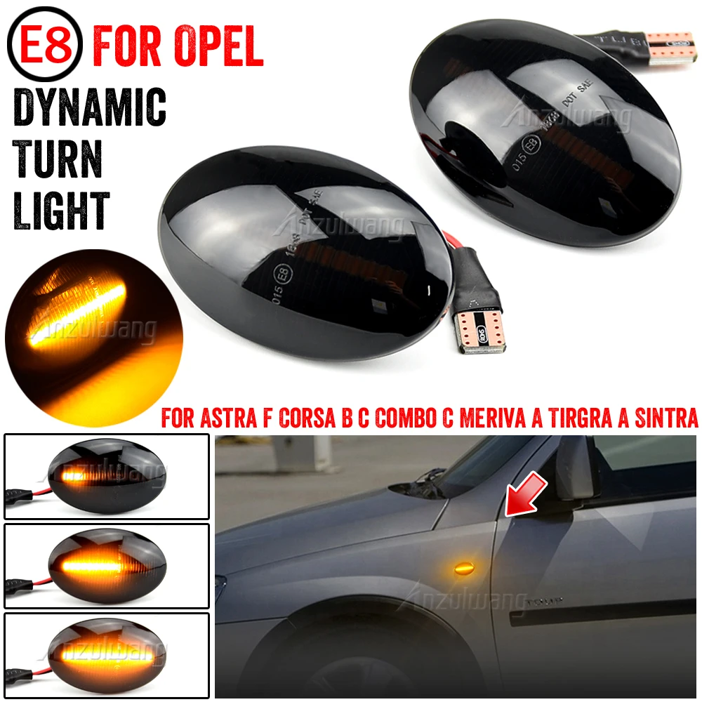 Dynamic LED Side Marker Lights For Opel Astra F Corsa B Sintra Tigra Combo C Corsa C Meriva A Repeater Turn Signal Lamp 2PCS
Dynamic LED Side Marker Lights For Opel Astra F Corsa B Sintra Tigra Combo C Corsa C Meriva A Repeater Turn Signal Lamp 2PCS