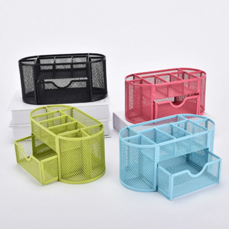 9 Storage Multi-Functional Desk Organizer Mesh Metal Pen Holder Stationery Container Box Office School Supplies Accessories
9 Storage Multi-Functional Desk Organizer Mesh Metal Pen Holder Stationery Container Box Office School Supplies Accessories