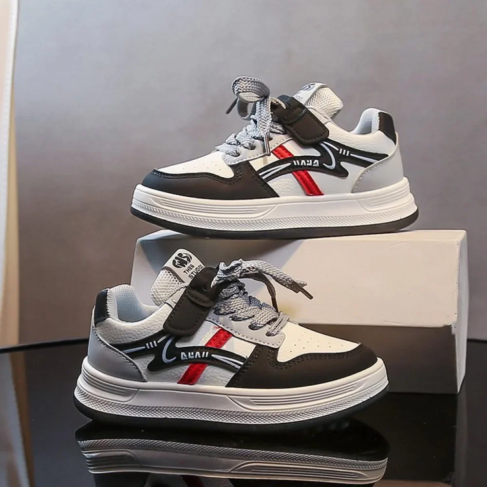 أحذية رياضية من جلد البولي يوريثان للأطفال، أحذية رياضية عصرية للمراهقين، أحذية رياضية مضادة للانزلاق ومقاومة للماء للأولاد والبنات أحذية رياضية من جلد البولي يوريثان للأطفال، أحذية رياضية عصرية للمراهقين، أحذية رياضية مضادة للانزلاق ومقاومة للماء للأولاد والبنات