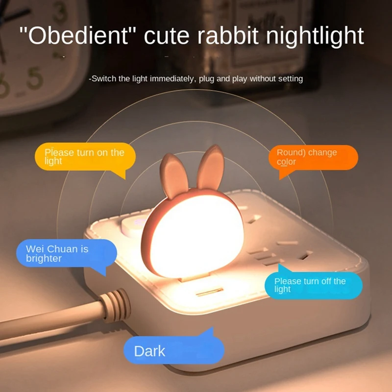2Pcs USB Reading Lamp,Mini Bunny Night Light, Smart Voice 3 Color Desk Lamp For Bedroom Kids Room Easy Install
2Pcs USB Reading Lamp,Mini Bunny Night Light, Smart Voice 3 Color Desk Lamp For Bedroom Kids Room Easy Install