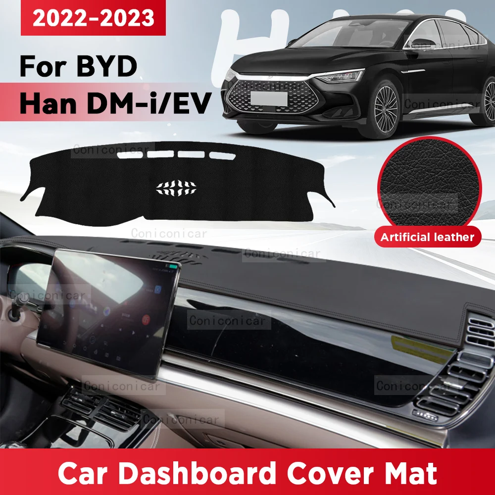 Для BYD HAN DM-i EV 2022 2023 коврик для приборной панели автомобиля, Солнцезащитный коврик, защита от фотографий, коврик для приборной панели, аксессуары для защиты коврика
Для BYD HAN DM-i EV 2022 2023 коврик для приборной панели автомобиля, Солнцезащитный коврик, защита от фотографий, коврик для приборной панели, аксессуары для защиты коврика