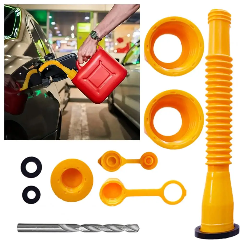 1 Set Gas Can Spout Replacement Kit with Hexagon Nut Thread Tube Cover Rubber Gasket Vent Drill Bit Gas Can Spout Accessories
1 Set Gas Can Spout Replacement Kit with Hexagon Nut Thread Tube Cover Rubber Gasket Vent Drill Bit Gas Can Spout Accessories