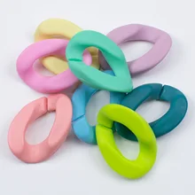 50Pcs/Pack 20*30MM Matte Colorful Acrylic Chain For DIY Making Necklace Bag Chain Glasses Link Jewelry Accessories Wholesale
50Pcs/Pack 20*30MM Matte Colorful Acrylic Chain For DIY Making Necklace Bag Chain Glasses Link Jewelry Accessories Wholesale