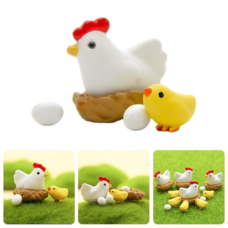 1 Set Home Decoration Mix Chicken Chick Egg Nest Figurine Miniatures Home Decoration Kawaii Garden Accessories Easter Decor
1 Set Home Decoration Mix Chicken Chick Egg Nest Figurine Miniatures Home Decoration Kawaii Garden Accessories Easter Decor