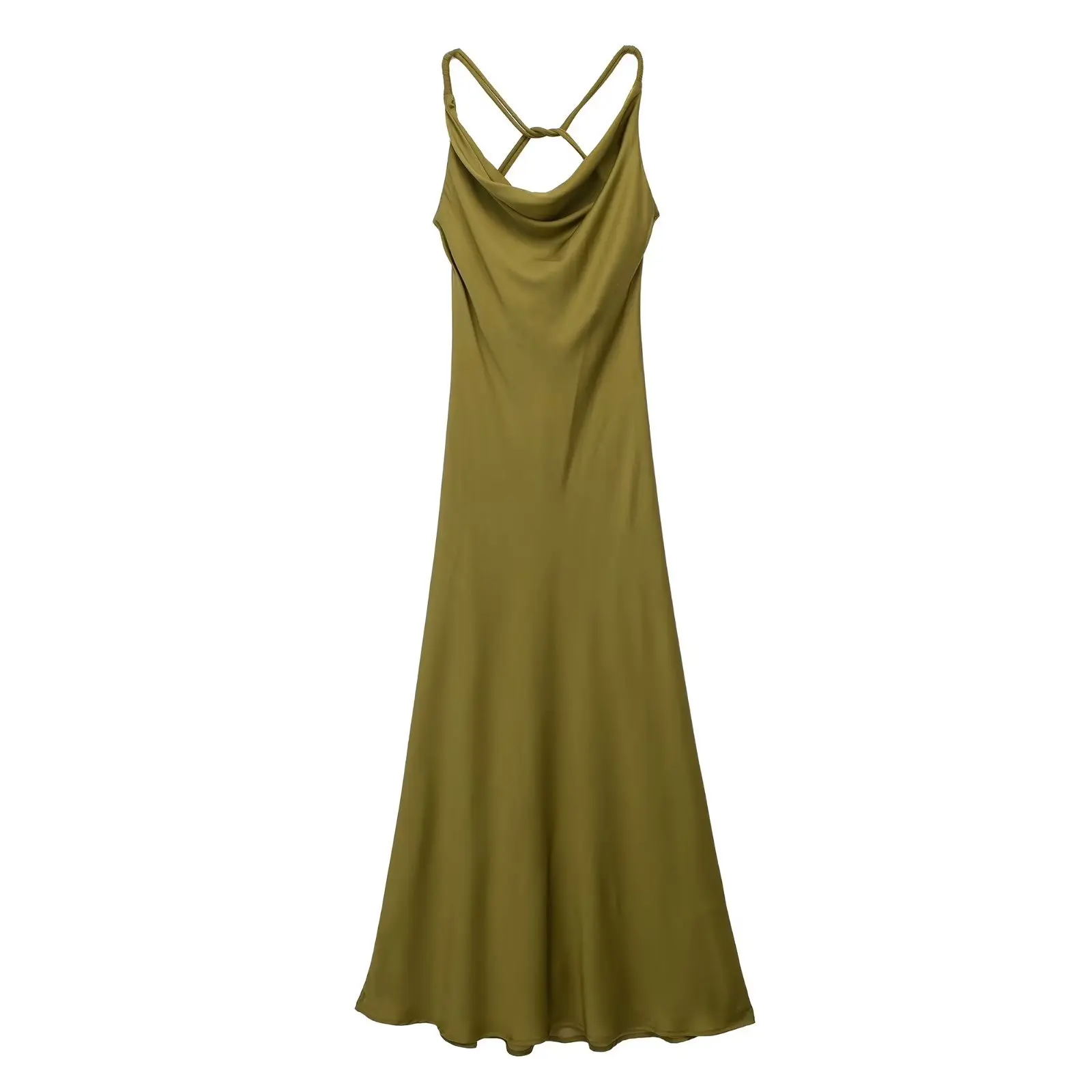 TRAF New Women Sexy Spaghetti Strap Solid Color Inner Style Midi Dress Female Chic Backless Bandage Slim Party Vestidos
TRAF New Women Sexy Spaghetti Strap Solid Color Inner Style Midi Dress Female Chic Backless Bandage Slim Party Vestidos